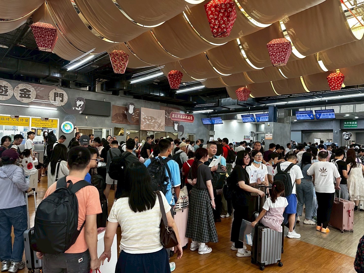 大陸十一長假，首日經小三通入金門旅客人次勁揚